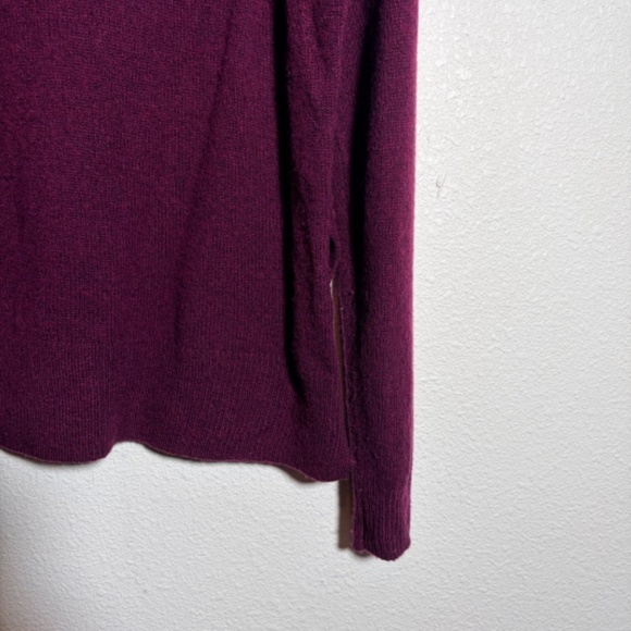 Madewell Purple Turtleneck Wool Blended Classic Pullover Sweater SIZE S - Picture 11 of 12